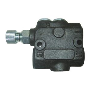 Válvula reguladora de caudal con perilla