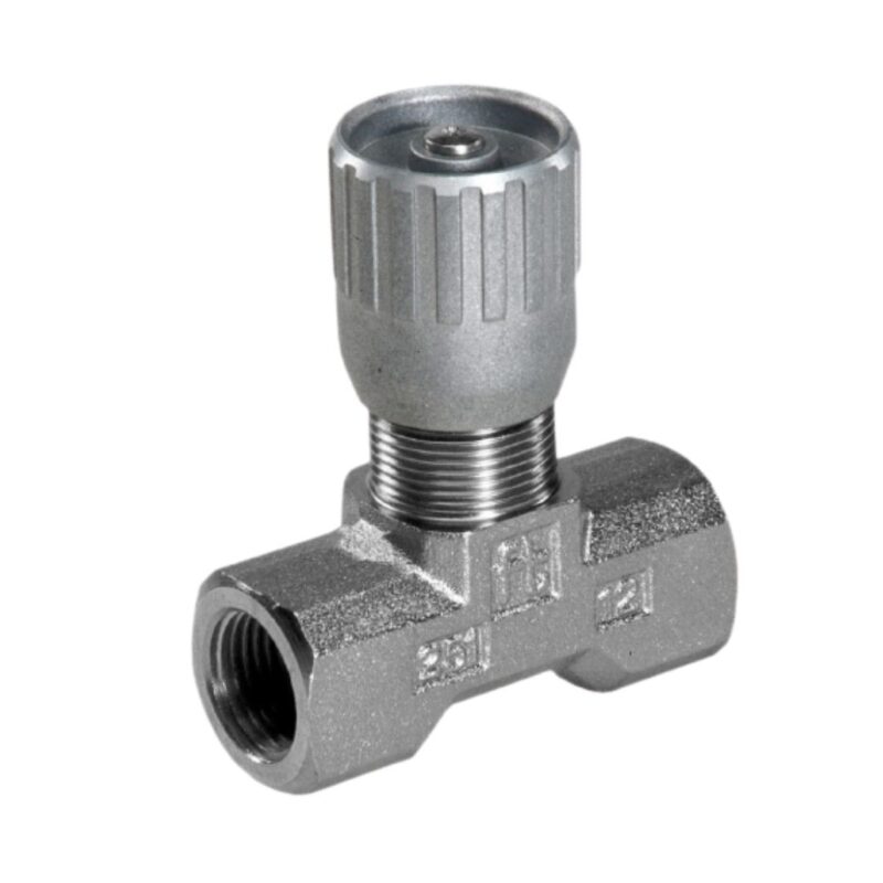 Válvula unidireccional tipo L