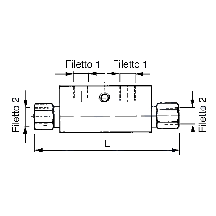 Válvula de bloqueo doble pilotada
